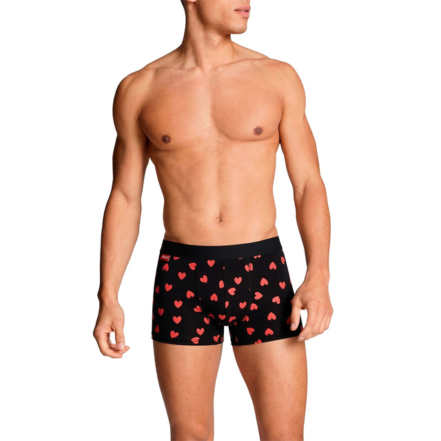 2 Paar von lustigen Boxershorts Geschenk für Valentinstag in einzigartiger Verpackung | SOXO