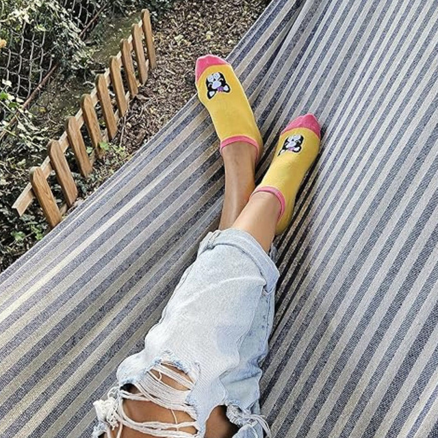 Set mit 5x Kurze Damensocken | Hundmotiv | SOXO