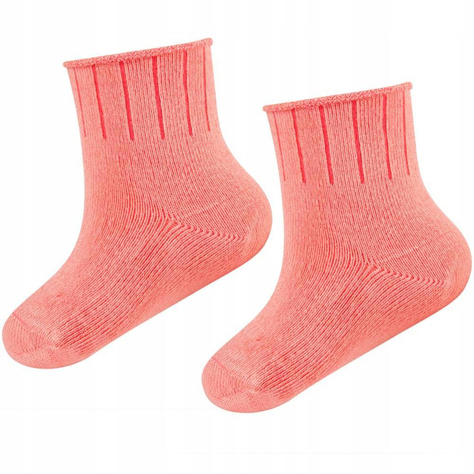 Set mit 3x Bunte Babysocken | rosa + orange + rot | SOXO