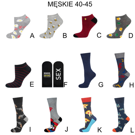 Adventskalender mit bunten Socken Set 12x SOXO Damen und Herrensocken