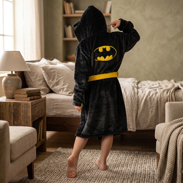 Kinder-Bademantel Batman
