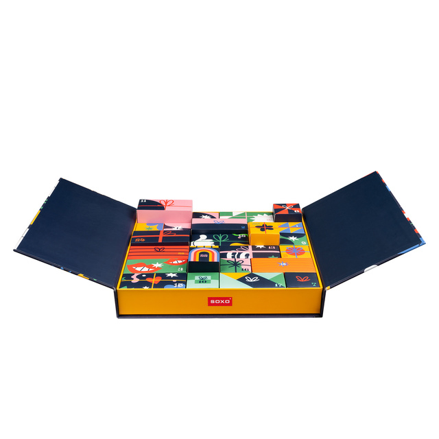 Geschenkbox mit Socken 12er-Pack
