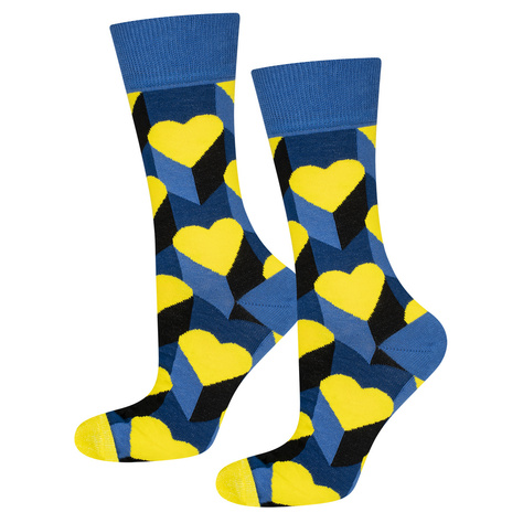 Bunte SOXO Herrensocken Frauensocken free Ukraine 