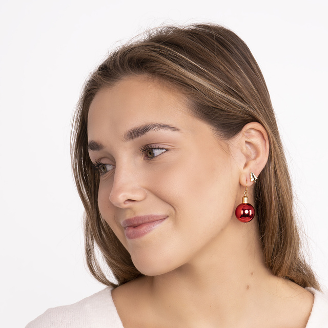 SOXO Set aus 2 Ohrringen | Weihnachtsmuster