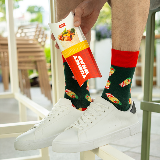 Socken mit Wrap-Motiv 2er-Pack