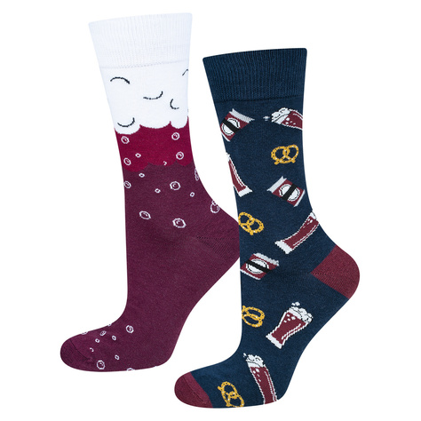 Set von 4 Herrensocken in einer Bierdose | SOXO