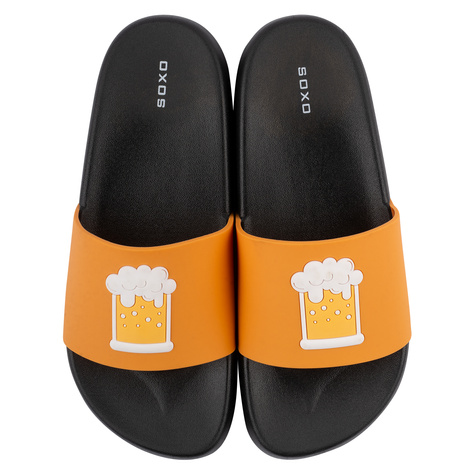 SOXO Strand Latschen unisex | Beer Muster