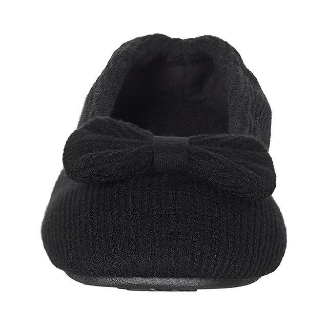 Schwarze Ballerinas von SOXO für Damen mit Schleife