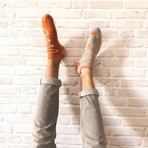 SOXO Set 2 Herren kurze Socken | bunte Muster 