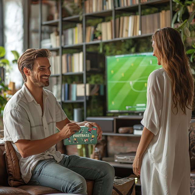 Socken mit Football-Motiv 3er-Pack