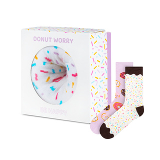 Socken mit Donut-Motiv