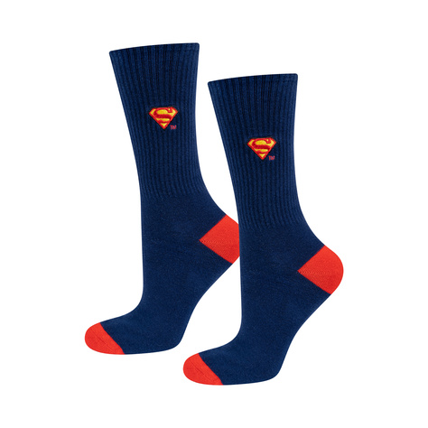 Superman-Set Tassensocken und Schlüsselanhänger