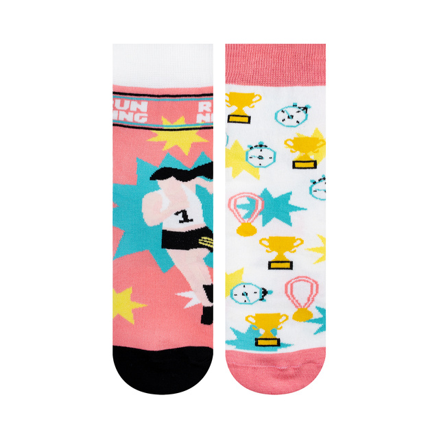 1 Paare von lustigen Socken mit Athlet | Damensocken | SOXO