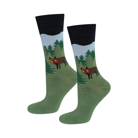 Bunte SOXO Jagd-Socken für Männer - 3 Paar