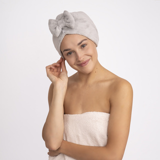 Bade-Turban Grau