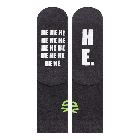 Damen lange Socken SOXO mit Untertiteln Baumwollen Geschenk 