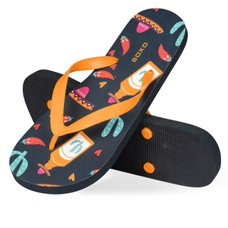 Flip-Flops mit Tequila und Mexiko-Motiv