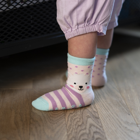 Set mit 3x Kindersocken mit Haustieren | SOXO