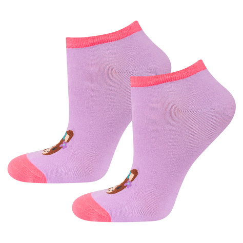 Set mit 5x Kurze Damensocken | Hundmotiv | SOXO