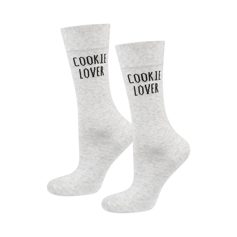 3 Paar von lustigen Socken mit Cookiesmotiv in einzigartiger Verpackung | Damen-/Herrensocken | SOXO