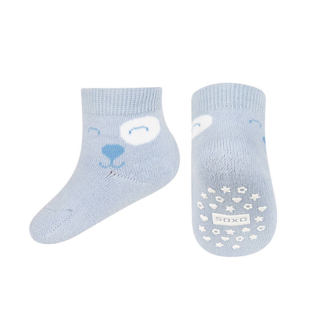 1 Paare von lustige Socken mit Blaubär | Babysocken | SOXO