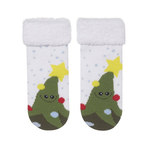 1 Paar von lustige Socken mit Weihnachtsbaum | Babysocken | SOXO