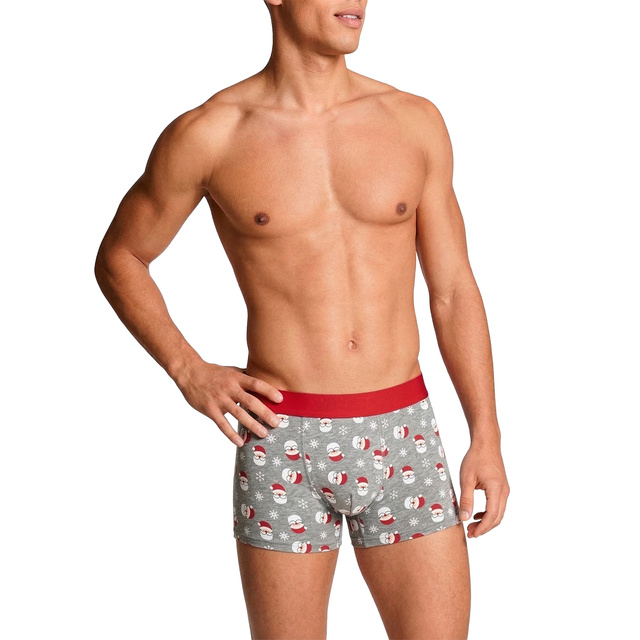 4 Paar von lustigen Boxershorts mit Weihnachtsmotiv in einzigartiger Verpackung | SOXO