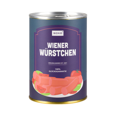 1 Paar von lustigen Boxershorts mit Wurstmotiv in einzigartiger Verpackung | SOXO