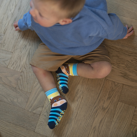 Set mit 3x Kindersocken mit Haustieren | SOXO