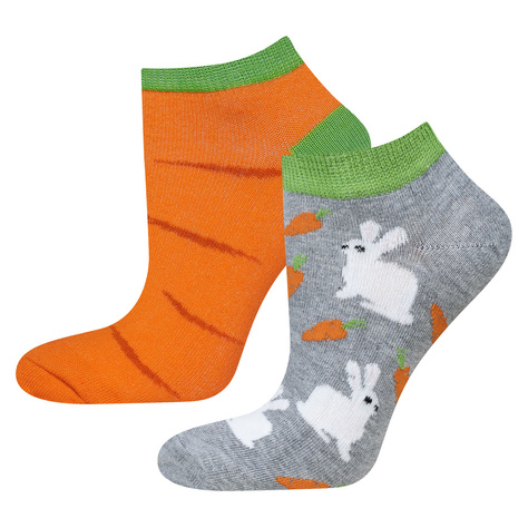 SOXO Set 3 Damen kurze Socken | bunte Muster
