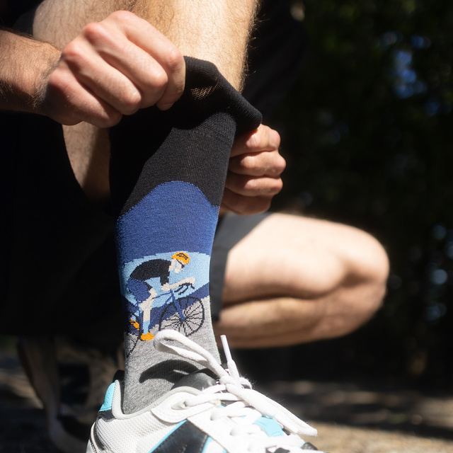 Socken mit Fahrrad-Motiv 5er-Pack