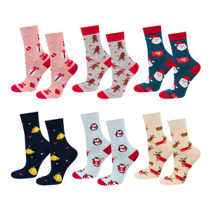 Adventskalender | Geschenkidee für sie | Nikolaustag | Set aus 6x SOXO Damensocken