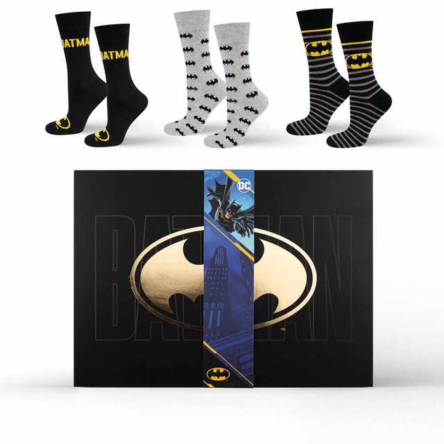 Adventskalender mit Socken Batman 12er-Pack