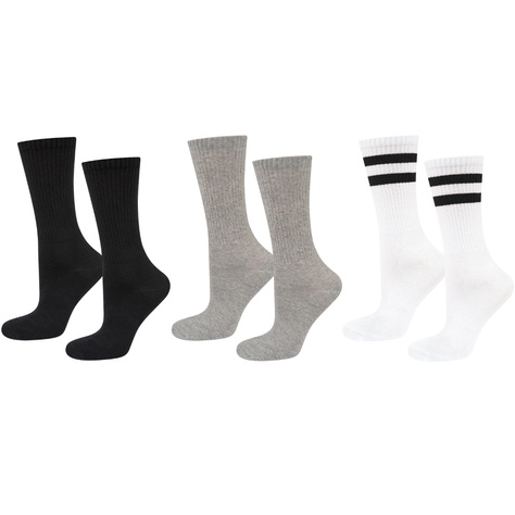 Bunte Set 3x Herrensocken SOXO GOOD STUFF Baumwollen Sport